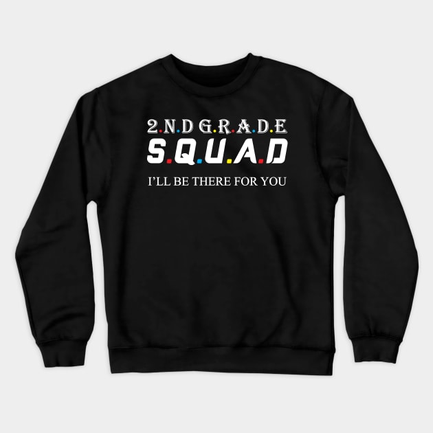 2nd Grade Squad Crewneck Sweatshirt by Work Memes